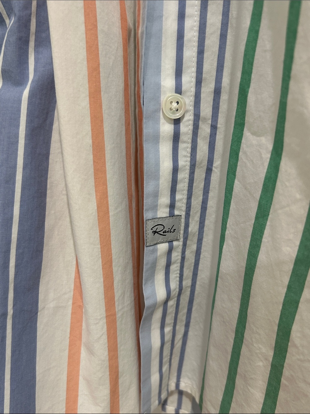 Rails Striped Multi-Color Button-Up Shirt - Picture 4 of 5